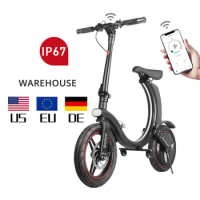 MK114 Hot Selling Folding E Bike 14 Inch Electric Bicycle In Germany Warehouse 450w Powerful Motor Trifold