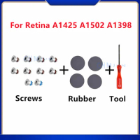4Pcs Feet Bottom Case Cover+Screws Set Tool For Macbook Pro Retina 13" 15" A1398
