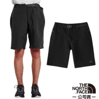 【The North Face】男 登山 4D可調彈性吸濕快乾排汗短褲.機能褲_49BF-JK3 黑 N
