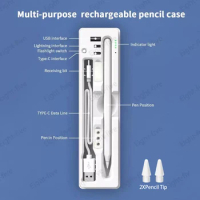 Suitable for iPad Pencil Suitable for Apple Pencil 2l Pen Stylus and Huawei Logitech type-c USB rechargeable stylus storage box