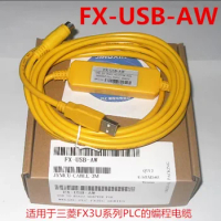 1PC NEW PLC programming cable for Mitsubishi FX3U/FX3GA/1S/1N/FX2N series FX-USB-AW