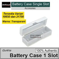 Battery Case 18650 21700 1 Slot | single slot box kotak baterai storage tempat simpan batre holder w