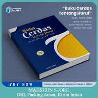ORIGINAL Buku CERDAS TENTANG HURUF, Kupas Tuntas Kalimat Huruf, bak Jamiud Durus, Cerdas Huruf Bahas