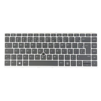 BR Portuguese Laptop Keyboard for HP ProBook 640 G4 G5, 645 G4 G5 Backlit Silver Frame, w. TrackPointer