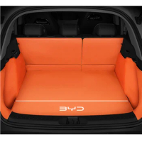 Byd Atto 3 Yuan Plus 2022-2024 TPE XPE Cargo Liner Fully Surrounded Trunk Mat Waterproof Nonslip Floor Mat Car Accessories Tools