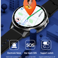Fashion Smart Watch 4G Network Android 8.1 Quad Core 4GB+64GB ROM Phone Call Sports Heart Rate Spo2 Sleep Monitor Smart watch