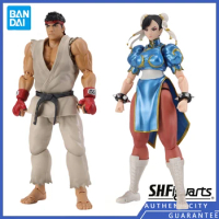 [In stock] Bandai S.H.Figuar SHF 15cm Street Fighter 6 Chun-Li Ryu OUTFIT 2 Game Character Action Figure Model Toy Festival Gift