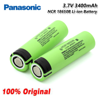 Panasonic NCR 18650  3400mah 3.7v lithium 3400MAh bateria 18650B cellfor  P