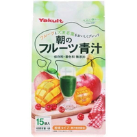 【江戶物語】Yakult 養樂多 水果青汁 15袋入 大麥若葉 食物纖維 青汁 維他命C 沖泡飲品 日本必買 日本原裝