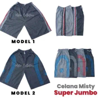 Celana Pendek Misty Kolor Pendek Pria Wanita Celana Misty Super Jumbo Celana Kolor harian Dewasa Mel