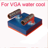 1pcs Copper Computer VGA Water Cooling Cooler Base Block Waterblock Heatsink