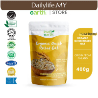 【DL Store .MY h Organic Quick Rolled Oat 400g