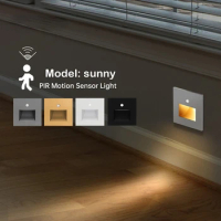 Aisle Footlights Recessed Sensor Living Room Light Sensitive Skirting Home Lights Smart Floor Hotel Corner Recessed Steps