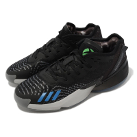【adidas 愛迪達】籃球鞋 D.O.N. Issue 4 XBOX 聯名款 黑 綠 藍 愛迪達 男鞋(HR0714)