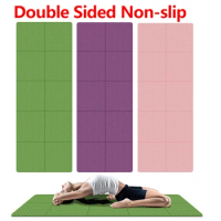 Foldable Yoga Mat Eco Friendly TPE 4mm Thick Folding Travel Fitness Exercise Mat Double Sided Non-slip TPE Pilates Mat for Yoga