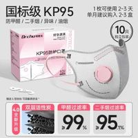 孕婦專用蝶形活性炭口罩防甲醛防二手煙辦公室-限時特惠⭐灰色【孕婦KP95】10隻獨立裝 去醛率＞96.5%-款式26