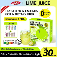 LICKZ JUICE Lime Calamansi Juice Beverage Concentrate Bundle - 30 Sachets with Tumbler [0 Fat, 0 Sug