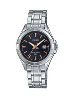 CASIO นาฬิกาข้อมือ LTP-1308D-1A2VDF สีเงิน