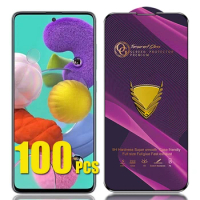 100pcs OG Tempered Glass Full Cover Screen Protector Film Guard For Samsung Galaxy A21S A01 A11 A21 A31 A41 A51 A61 A71 A81 A91