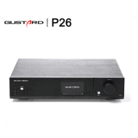 GUSTARD P26 HIFI Audio Full Balanced Pre Amplifier Pre-AMP with Two In-line LM49860 dual Op Amps SMSL