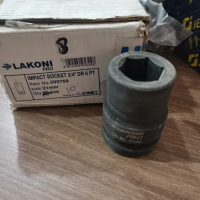 Mata sok impact 21 mm 3/4\ JETJO TOOLS LAKONI PRO mata kunci sock impak mata shock pukul 21mm"