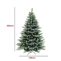 Pohon Natal Salju Besar Premium Hiasan Tahun Baru / Artificial Christmas Tree Snow EB Home 5086 XXL 