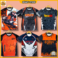 BAJU JERSI NRT DRAGONBALL SUBLIMATION T SHIRT JERSI ANIMATE DEWASA BUDAK  ANIMATE CARTON  FULL PRINT