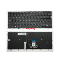 Laptop US Backlit Keyboard For Dell XPS 13 9365 13 9370 9375 Backlight English Keyboard