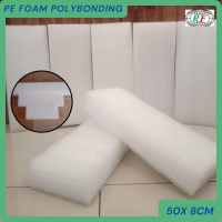 Busa Packing Polyfoam 50 x 8cm PE Foam Polybonding Busa Gabus elastis Busa Packing Putih