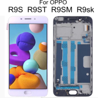 5.5 LCD For Oppo R9S R9ST R9SM R9sk CPH1607 LCD Display Touch Screen With Frame Digitizer Assembly Replacement Accessories