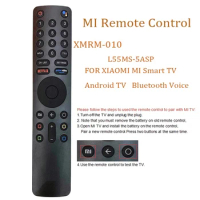 New XMRM-010 Voice Laser Bluetooth Remote Control for Xiaomi MI TV 4S Android Smart TV L65M5-5ASP MI P1 32 MI Box