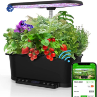 Portable Hydroponic Strawberry Growing Systems Smart Vegetable Pot Indoor Small Home Planter