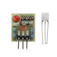 650 Nm Sensor Module Board For AVR Laser Receiver Replacement With KY-008 Transmitter 10pcs 5V Durable