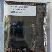 GeForce GTX 1060m gtx1060 carte GPU vidéo avec support X n17e-G1-A1 6gb gddr5 mxm pour Dell alienware MSI HP livraison gratu