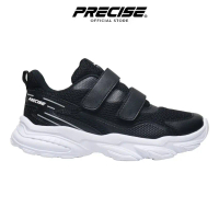 Precise Pedro VC JT Sepatu Sneakers Sekolah Hitam - Black/White