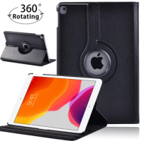 Leather Stand Cover 360 Rotating Case for Apple iPad 2019 7th gen/2020 8th gen/Air 3/iPad Pro 2nd Gen 10.5" Protective Shell