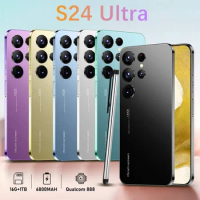 2024 S24 Ultra Original Android 13 Smartphone 6.8 inch 1TB ROM 16GB RAM 6800mAh Battrey 48+72MP Camera Google Play Mobile phone