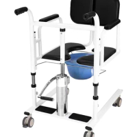 Wholesale Multi-purpose Handicap Elderly Patient Mover Transfer Lift Chair With Commode