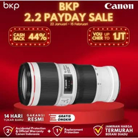 BKP Canon EF 70-200mm f4 L IS II USM Lensa Kamera Black