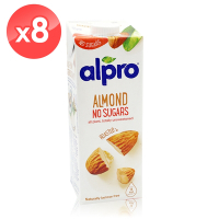 [免運]【ALPRO】無糖杏仁奶8瓶組(1000ml/瓶)