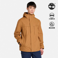 【Timberland 官方旗艦】男款小麥色Benton三合一防水外套(A6NG5P47)