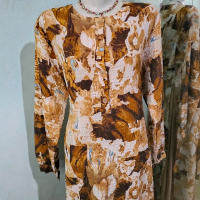 Gamis kelopak mawar//gamis terbaru//gamis crinkle//gamis bunga