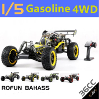 ROFUN 1/5 RC 4WD BAJA with powerfull 36CC 2T gas engin with Walbro Carburetor NGK Spark Plug
