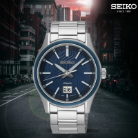 【SEIKO 精工】CS系列 城市簡約大日期男錶-藍39.5mm/SK027(6N76-00K0B/SUR559P1)