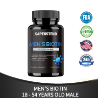 KAPENSTEND Pria Biotin 18-54 Tahun - Vitamin A, Biotin 7500mcg, Asam Folat - 60 Kapsul Lunak