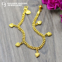 Emas Korea Golden Jaguar 256159 Cop gi6 Gold Plated 24K Gold Plated Fashion Bracelet