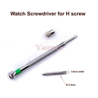 Watch Screwdriver and Extra Pin for H screw and for Hublot Watch Bezel Band Strap Repair Tool- Two Sizes