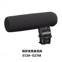 ECM-GZ1M Gun Zoom Mic Microphone For Sony A7RM3 A7RM4 FDR-AX700 A9 A7R A7S DSC-RX10M4 A6500 A6600 A7RM2 A7SM2 A6000 FDR-AX60