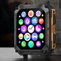 Smart Wearable Devices Waterproof Durable Orange Smart Watch For Men Consumer Electronics Watch Smart Electronics Smart Watch