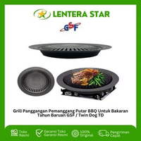 Grill Panggangan Pemanggang Putar BBQ Untuk Bakaran Tahun Baruan GSF G7132 G 7132 / Twin Dog TD